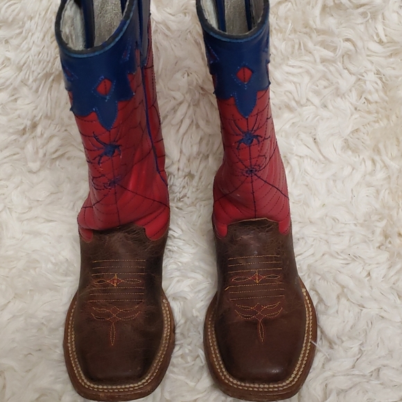 spiderman cowboy boots